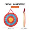 Archery Target, 3 Layers 20" Arrow Target, Traditional Solid Straw Round Archery Target Shooting Bow, Hand-Made Arrows Target